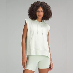 NWT Lululemon French Terry Sleeveless Hoodie | Color: Kohlrabi Green | Size 10